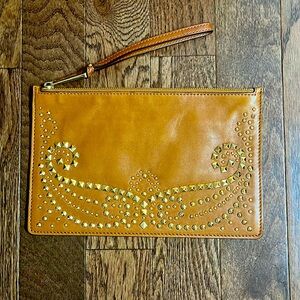 Michael Kors leather wristlet purse